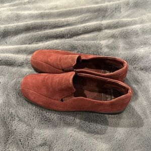 Women's Brown Suede Loafers